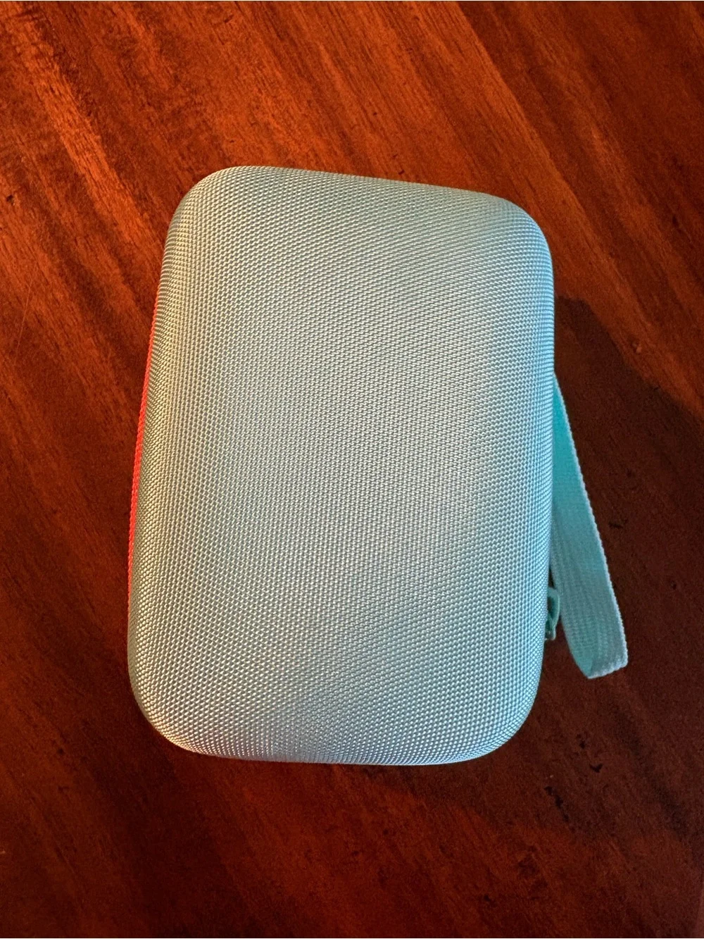 Yoto Kids Small Travel Case - Coral Exterior with Teal Interior NWOT